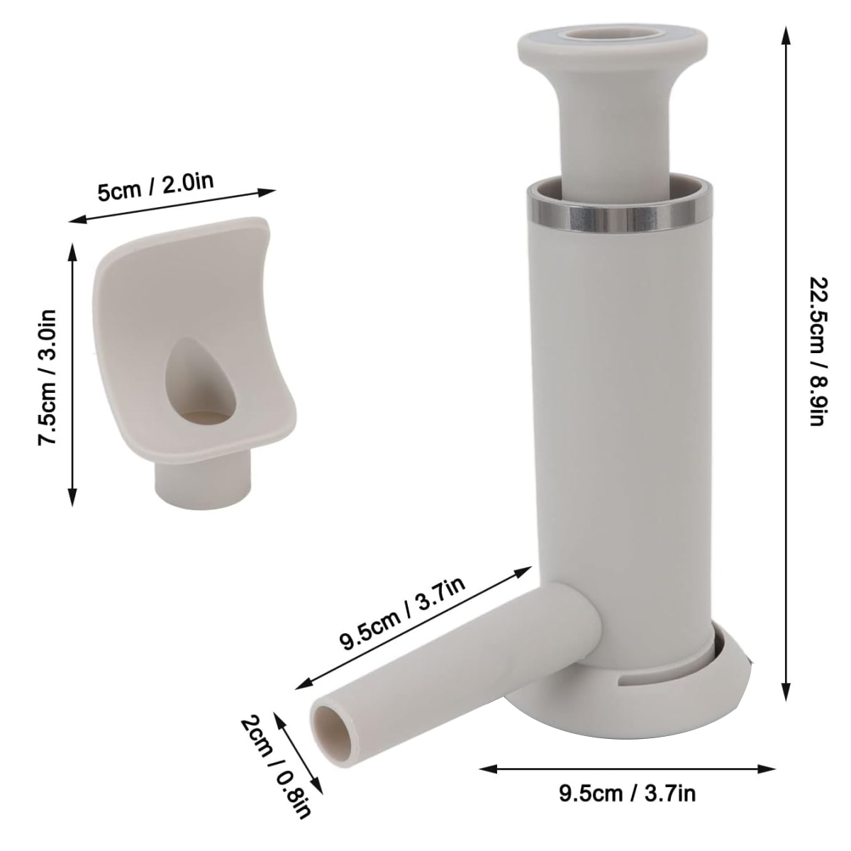 Miniatura 3 de Embutidor de salchichas Manual 2 en 1